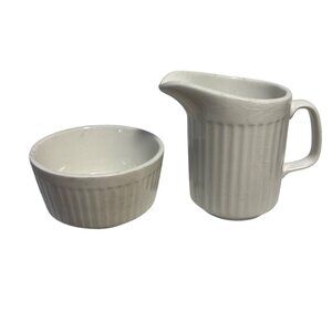 Johnson Bros Brothers ATHENA Creamer and Sugar Bowl Ironstone England